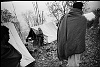 Pakistan, Kashmir  febr2006<br>in the Nenum valley, families put up the tents they have received, unfortuantely most of the tents are not waterproof and to weak to hold the snow.<br><br><br>More than 70.000 people have lost their lives during the earthquake in the Pakistan Kashmir regions on October 8.<br>Cities like Balakot , near the epical center report close to 100% destroyed homes that are beyond rebuilding.<br>In the mountain regions of Kashmir, people are difficult to reach and some area's can only be accessed after spring arrives.<br>This creates a huge flood of people that flee the mountains during wintertime, facing the dangerous landslides,<br>to arrive in the hands of the Aid agencies who have a huge task, while some have lack of funding.<br>The fear of total isolation, outbreak of diseases, and traumatized victims is a  long task for the future.<br>In the tents, life tries to find it's rules again, the refugees  try to forget all they have lost and hope for a better future.<br>