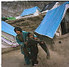 Pakistan, Kashmir  dec2005/febr2006<br>Central Kashmir, children in one of the many camp make the best out of the situation.<br><br>More than 70.000 people have lost their lives during the earthquake in the Pakistan Kashmir regions on October 8.<br>Cities like Balakot , near the epical center report close to 100% destroyed homes that are beyond rebuilding.<br>In the mountain regions of Kashmir, people are difficult to reach and some area's can only be accessed after spring arrives.<br>This creates a huge flood of people that flee the mountains during wintertime, facing the dangerous landslides,<br>to arrive in the hands of the Aid agencies who have a huge task, while some have lack of funding.<br>The fear of total isolation, outbreak of diseases, and traumatized victims is a  long task for the future.<br>In the tents, life tries to find it's rules again, the refugees  try to forget all they have lost and hope for a better future.<br>